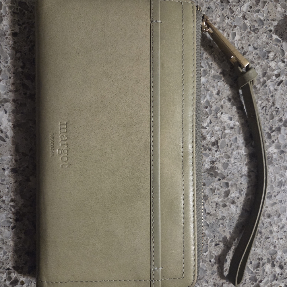 Margot Sage Leather Handbag